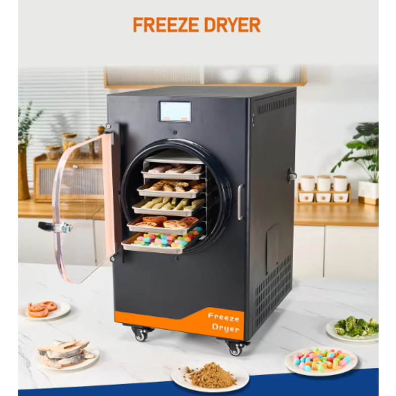 Food In Snacks - 20kg自動ギアフリーズマシン業務用真空乾燥オーブン（ペットフード、スナック、チキンブロック用）