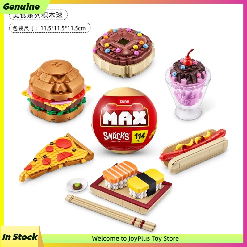 Food Snacks Items - ZURU MAX スナック ブラインドボックス ビルディングブロック ミニスナック