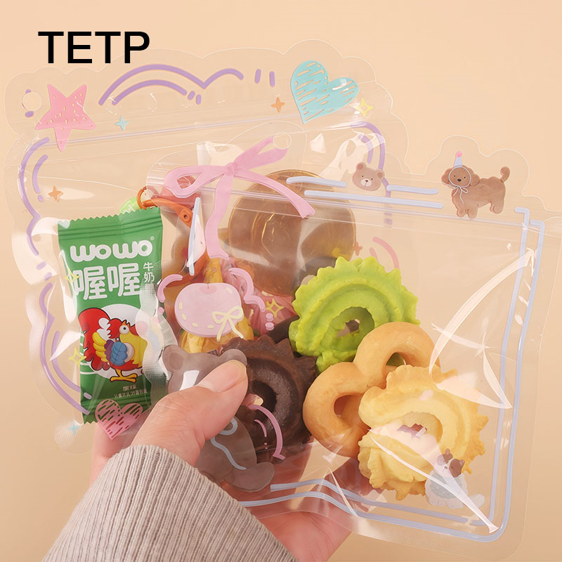Food Snacks Gifts - TETP 100 個透明クマちょう結びスナック包装袋小さなクッキーキャンディギフト食品シーリングバッグ子供のスナックの記念品用