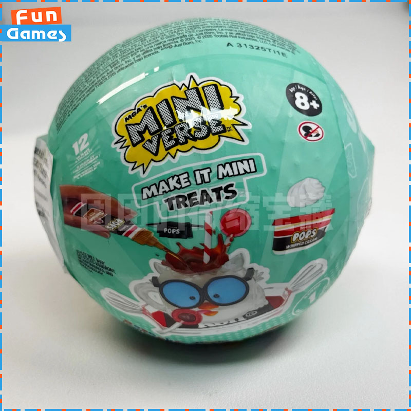 Food Snacks Packaging - MGAミニバース ミニブラインドボールトイ ハロウィンフード プレイハウストイ ブランドスナック ミニミステリーボックス