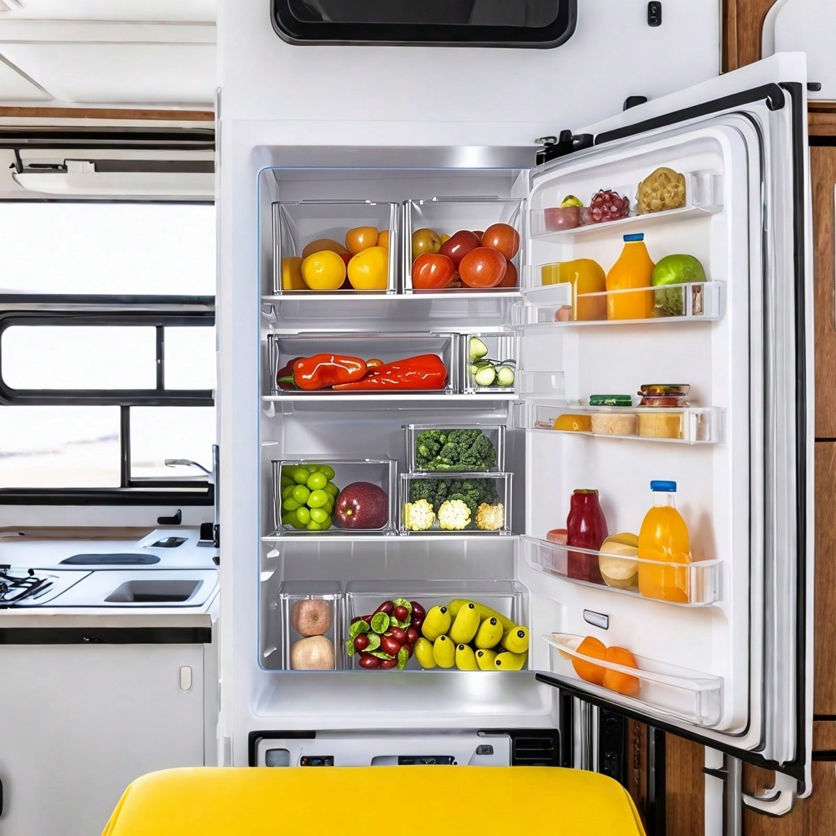 積み重ね可能な蓋付き冷蔵庫オーガナイザーボックス、果物、野菜 - Food Snacks Gifts のレビューと価格