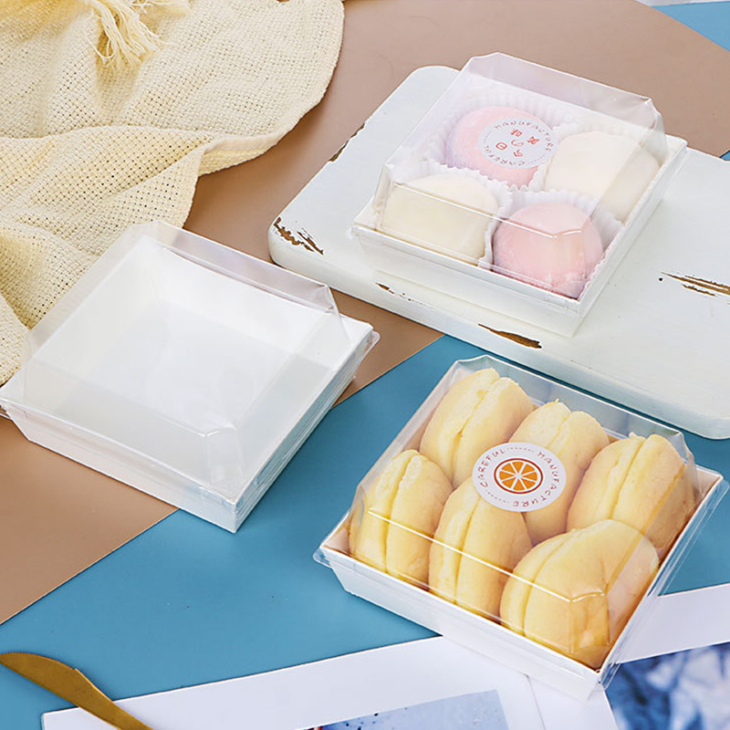 50 個クラフト紙ボックス弁当パンスナックベーカリークリアボ - Food Snacks For Christmas のレビューと価格