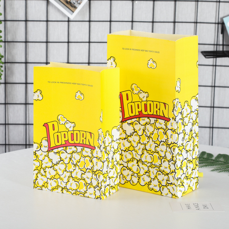 10/20/30/50/100 個黄色の紙袋ホリデーパーティ - Food Snacks For Christmas のレビューと価格