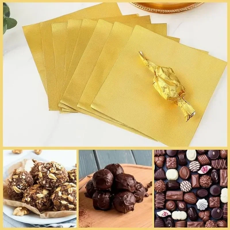 100 個大ドバイチョコレートキャンディバーラッパー紙シート - Food Or Snacks のレビューと価格