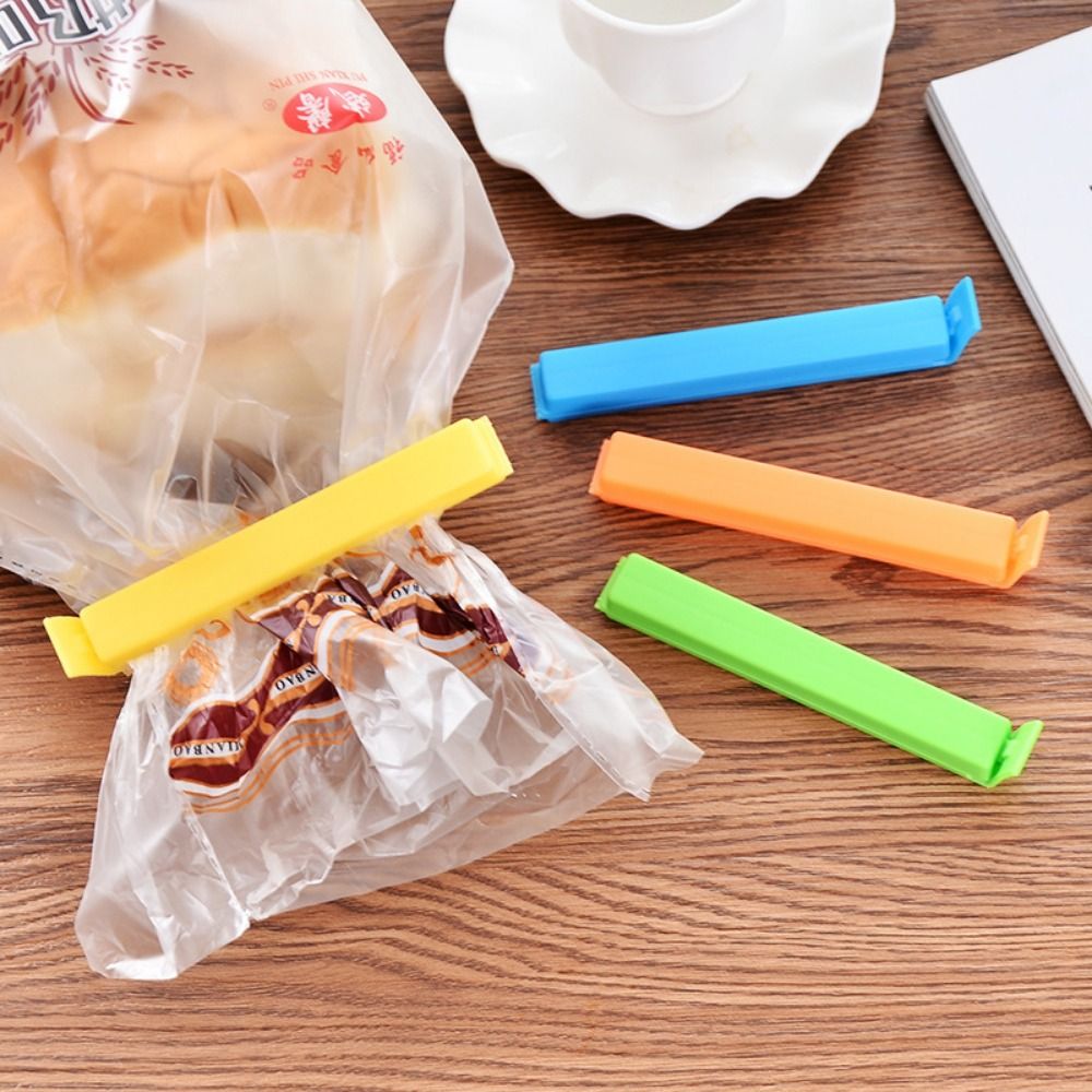 再利用可能なプラスチック製食品保存袋クリップ、ラベル付き、丈 - Snacks Food Labels のレビューと価格