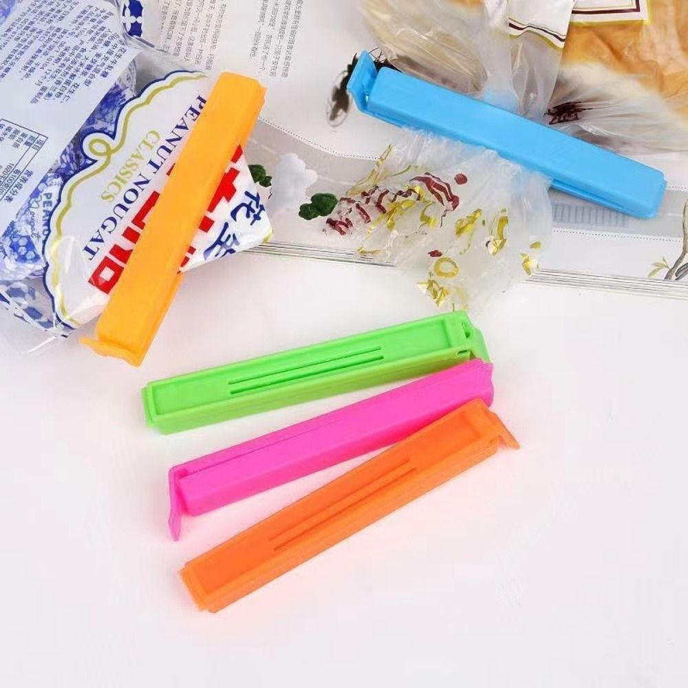 再利用可能なプラスチック製食品保存袋クリップ、ラベル付き、丈 - Snacks Food Labels のレビューと価格