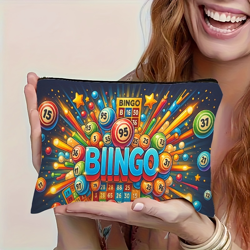 1Pc ビンゴゲームレトロデザイン多機能トラベルメイクアップ - Food Snacks Packaging のレビューと価格
