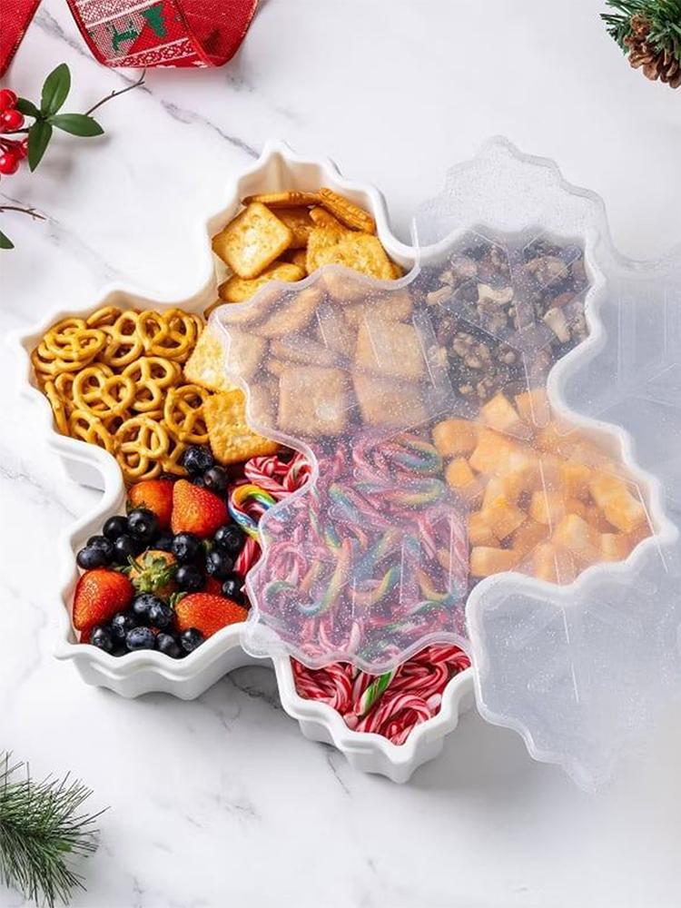 スナックトレイ ポータブルフードオーガナイザー ホリデースナ - Food Snacks For Party のレビューと価格