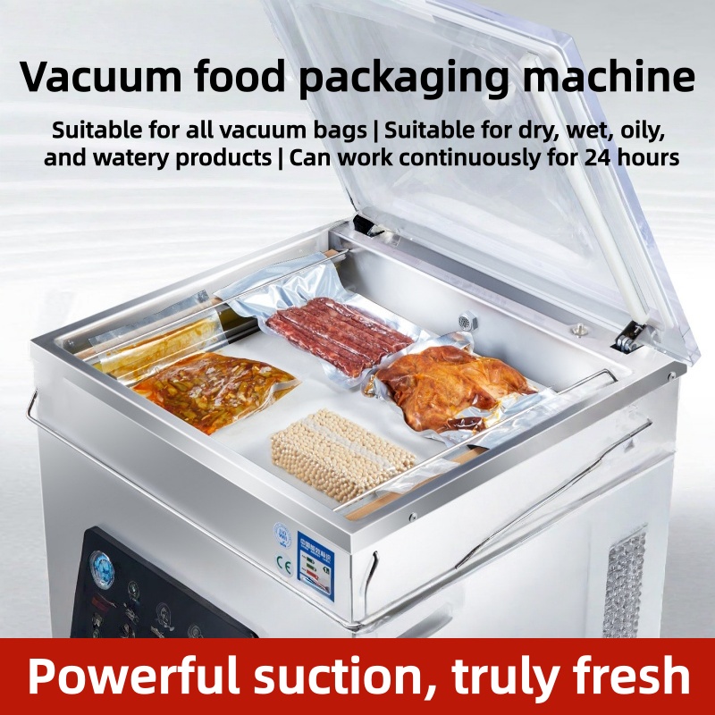 日付印字機能付き真空包装機、ステンレス製食品真空シーラー（肉 - Food Snacks Packaging のレビューと価格