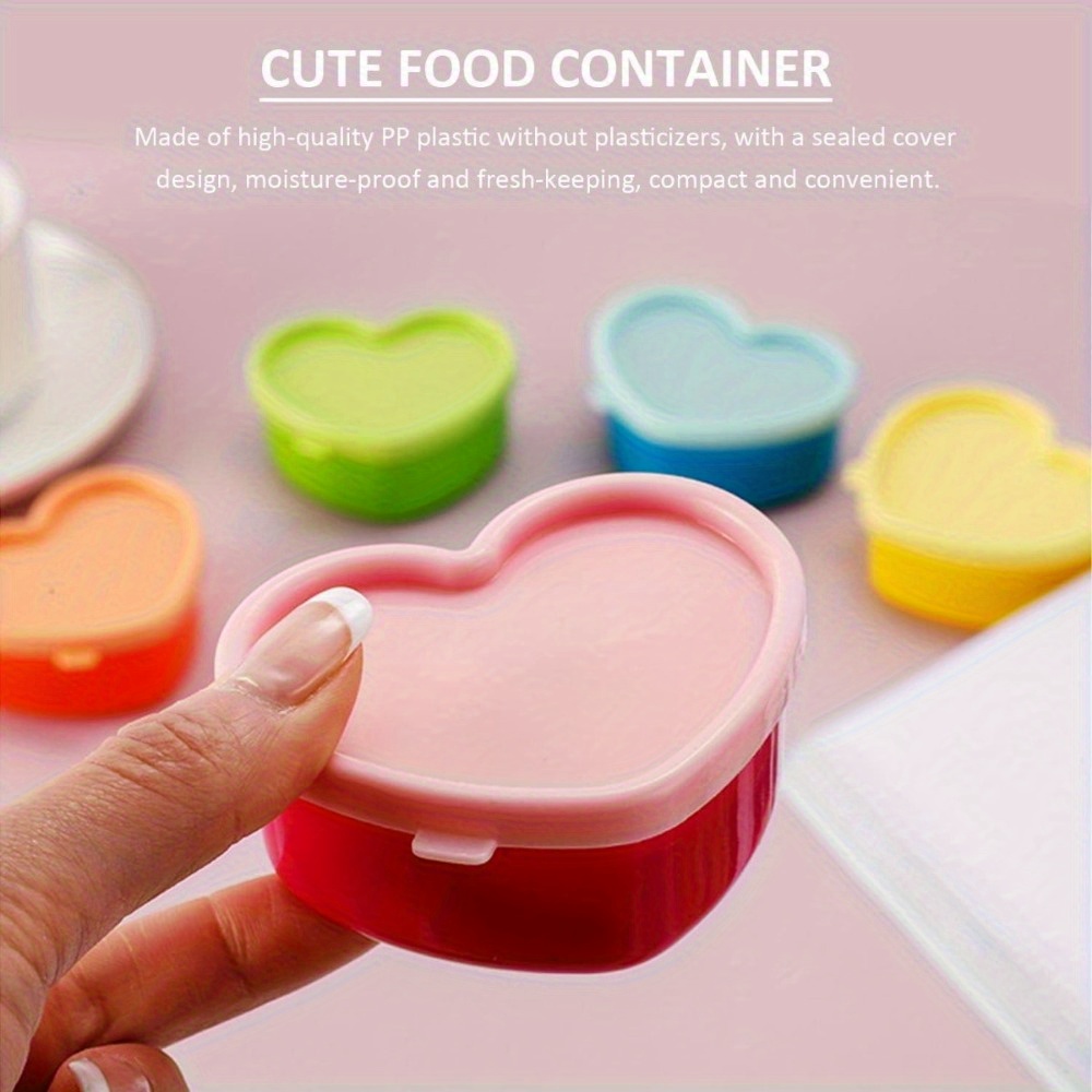 5 個ミニランチボックス調味料収納ボックス蓋付き再利用可能な - Food Snacks Packaging のレビューと価格