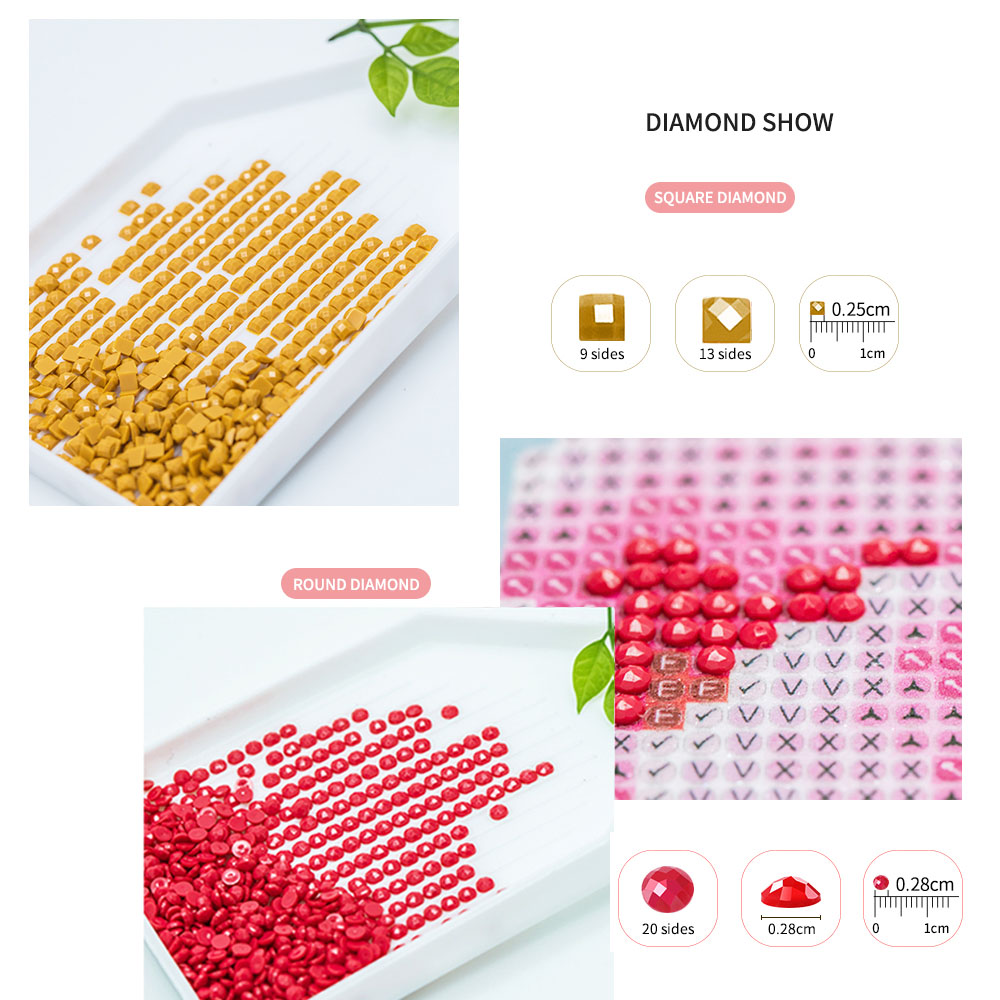 CHENISTORY ダイヤモンドペインティング フレーム付 - Fruit Roll Up のレビューと価格