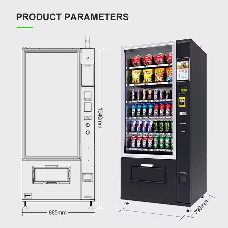 定番のコンボ自動販売機、食品・スナック・飲料用冷蔵庫付き自動 - Food In Snacks のレビューと価格