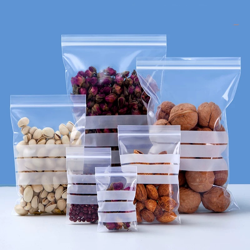 200枚入りPE透明プラスチック製ジップロック包装袋DIYロ - Food Snacks For Party のレビューと価格