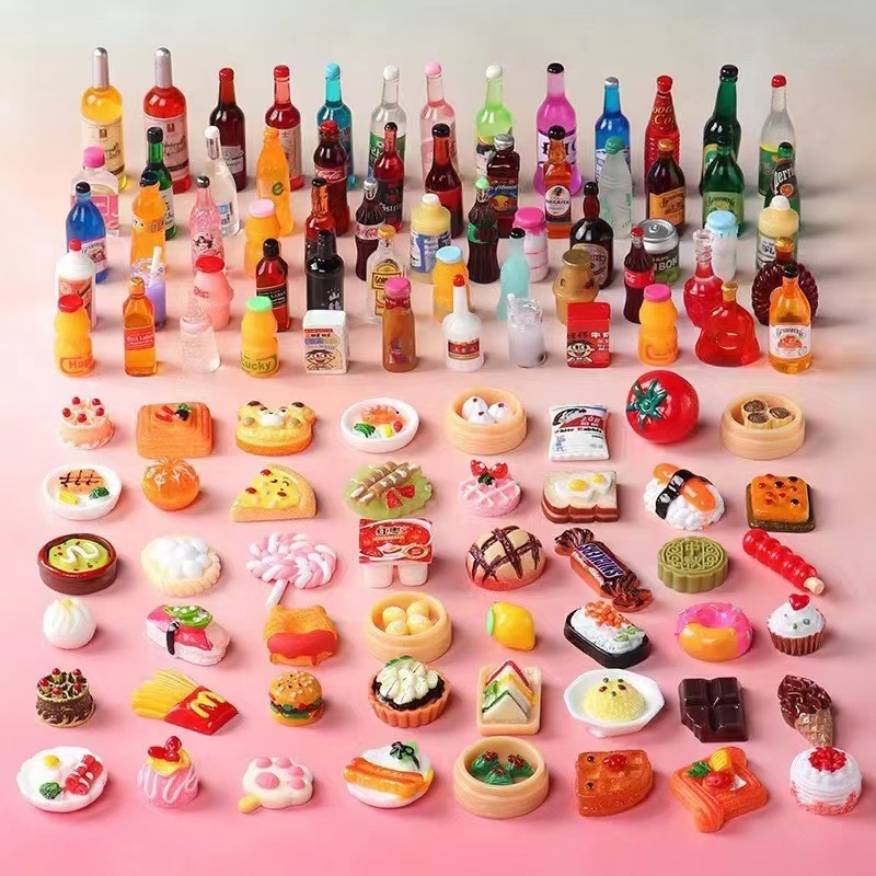 かわいいミニチュアドールハウススーパーマーケット食品スナック - Food Snacks For Christmas のレビューと価格