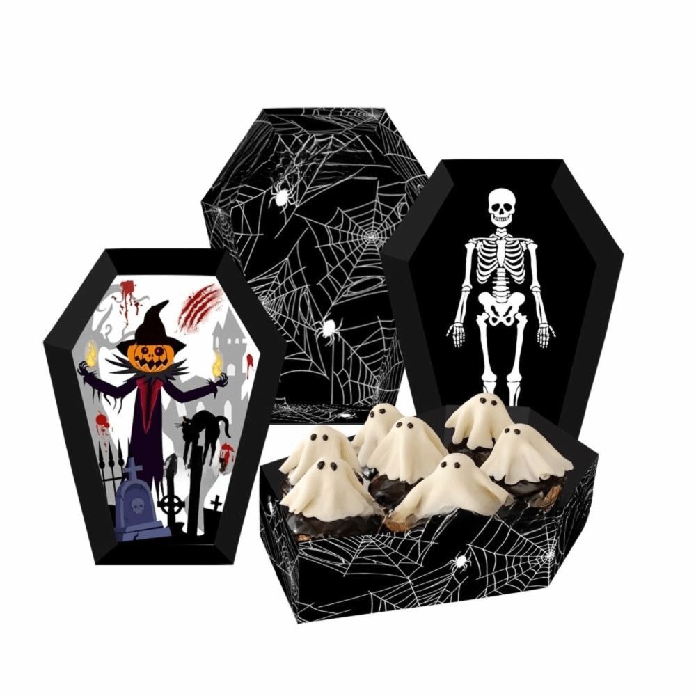 食品提供用紙 ハロウィンフードトレイ DIY クッキーギフト - Food Snacks Gifts のレビューと価格