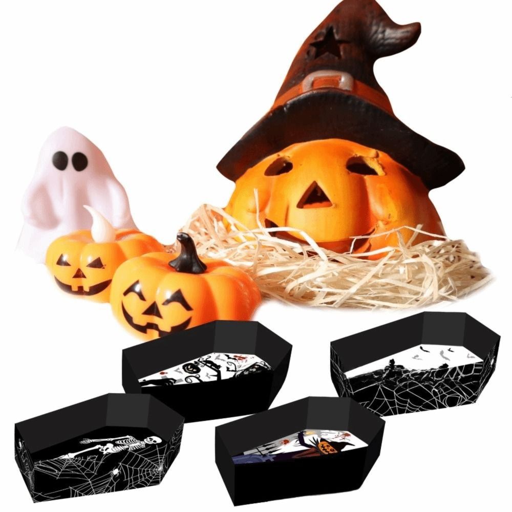 食品提供用紙 ハロウィンフードトレイ DIY クッキーギフト - Food Snacks Gifts のレビューと価格