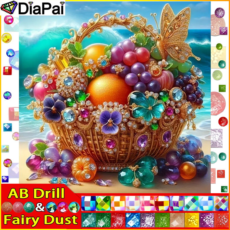 DiaPai フェアリーダスト AB 5D DIY ダイヤモ - Fruit Roll Up のレビューと価格