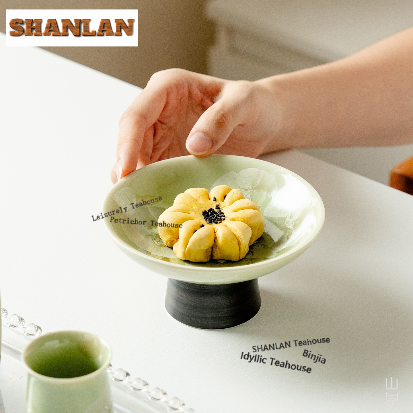 氷の花クリスタル釉薬フルーツ皿クリエイティブペストリープレー - Food Snacks Items のレビューと価格
