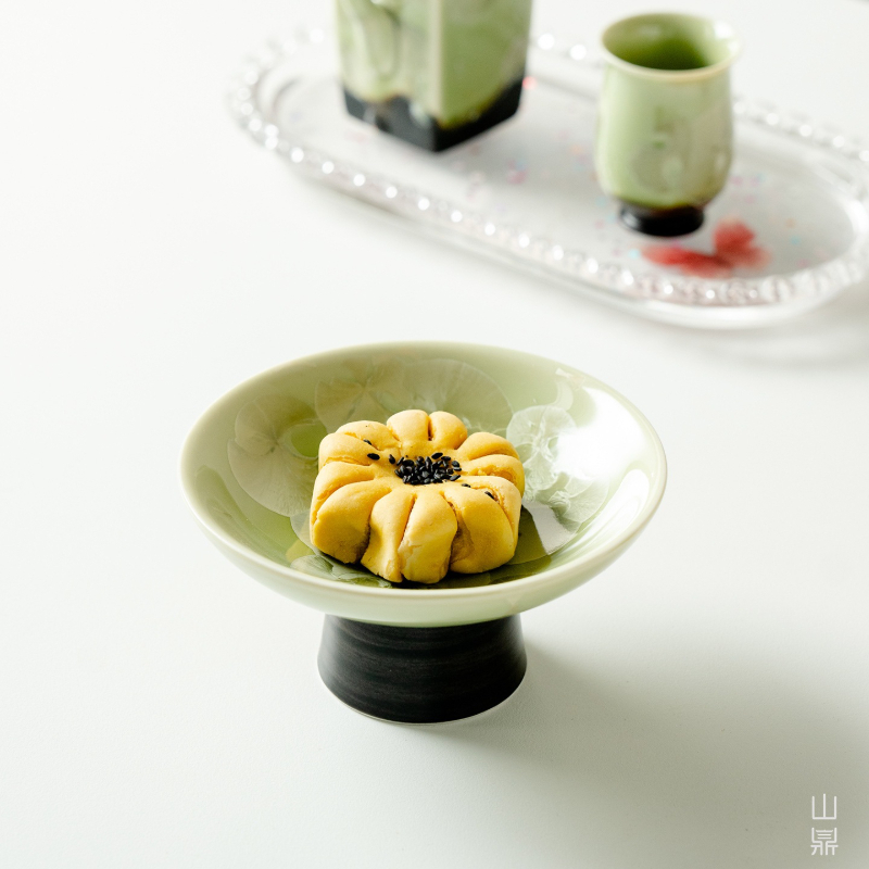氷の花クリスタル釉薬フルーツ皿クリエイティブペストリープレー - Food Snacks Items のレビューと価格