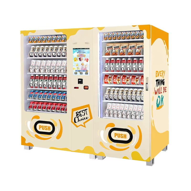 自動冷蔵飲料販売機スマート飲料スナック食品ディスペンサー商業 - Food In Snacks のレビューと価格