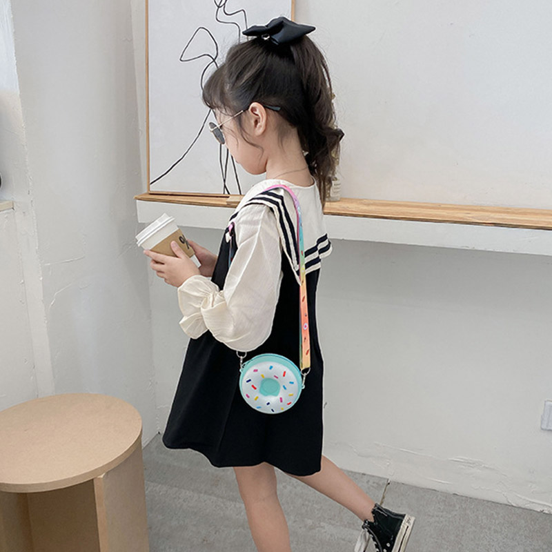 小さな女の子のためのかわいいドーナツバッグ,シリコンバッグ, - Food Snacks Packaging のレビューと価格