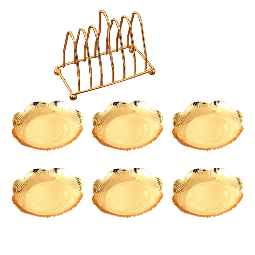 1セットプレミアムスナックトレイ収納ラック付きエレガントなゴ - Food Snacks For Party のレビューと価格