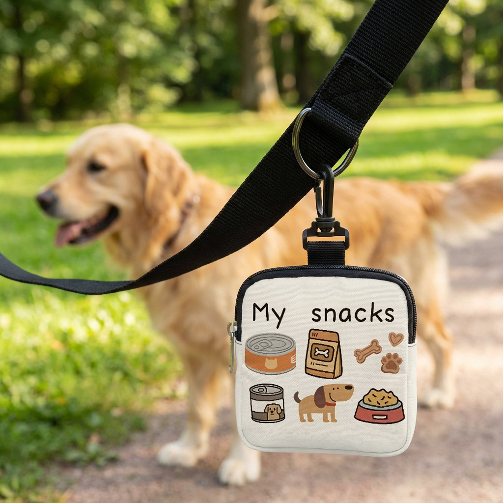 新しい漫画風の猫用フードバッグ、犬の足跡柄のドッグフードバッ - Food Snacks Packaging のレビューと価格