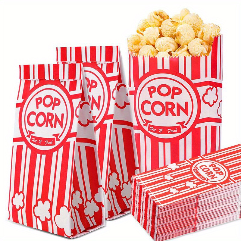 20/50 個ポップコーンバッグ個別包装紙ポップコーン食品袋 - Food Snacks For Party のレビューと価格