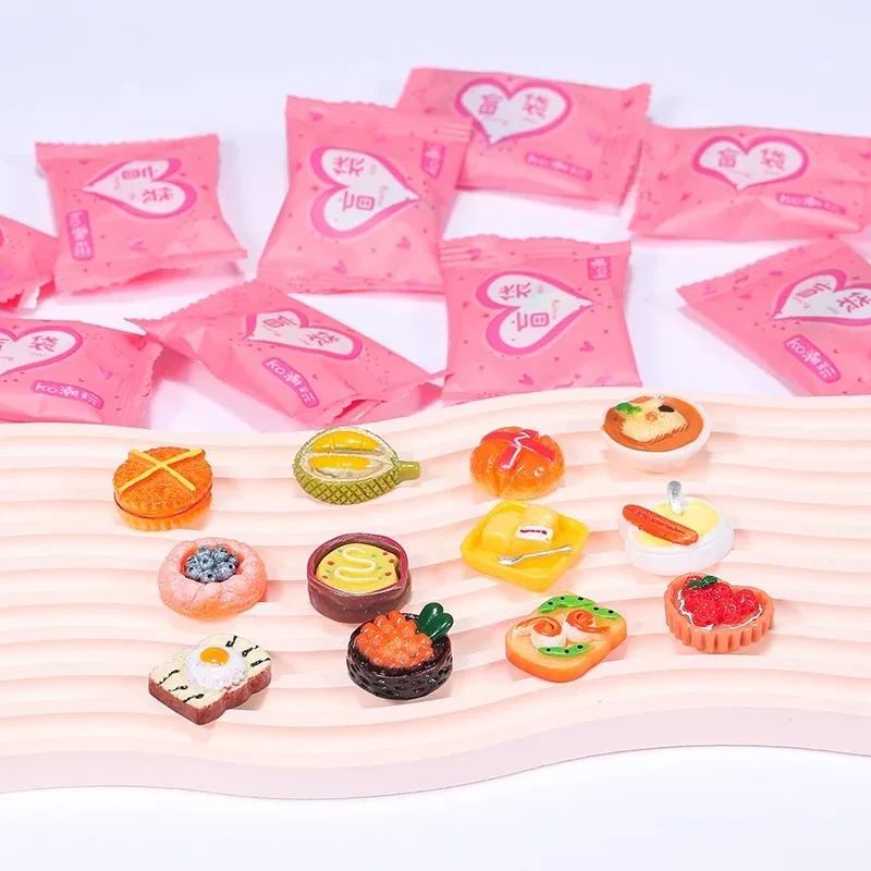 ランダムスタイルバッグミニチュア食品玩具ミニモデルおもちゃシ - Food Snacks For Party のレビューと価格