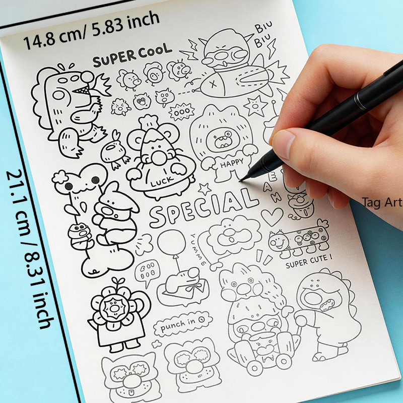 不安解消ハンド絵本、コピー線画アルバム、恐竜/モンスター/食 - Food Or Snacks のレビューと価格