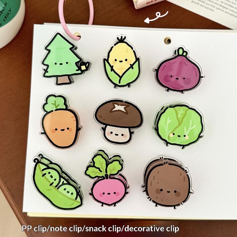 漫画フルーツ装飾ギフトシーリングクリップメモクリップPPクリ - Food Snacks Gifts のレビューと価格