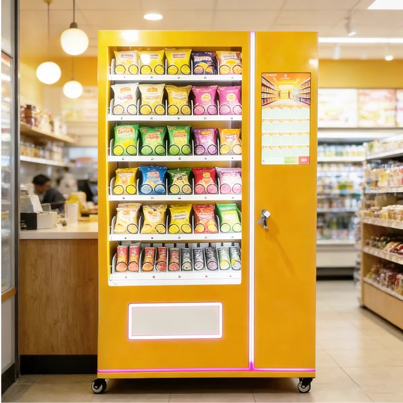 自動販売機、業務用飲料販売機、スマートフードセルフサービス機 - Food In Snacks のレビューと価格