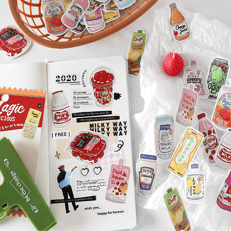 かわいいフードステッカー、ファーストフード、スナック、ドリン - Snacks Food Labels のレビューと価格