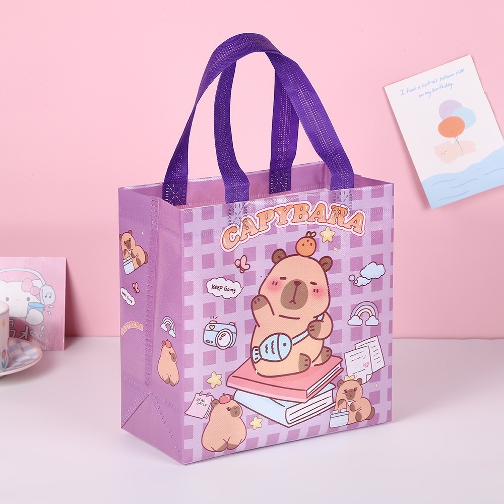 10 個新カピバラギフトバッグキャンディスナック防水不織布ギ - Food Snacks For Party のレビューと価格