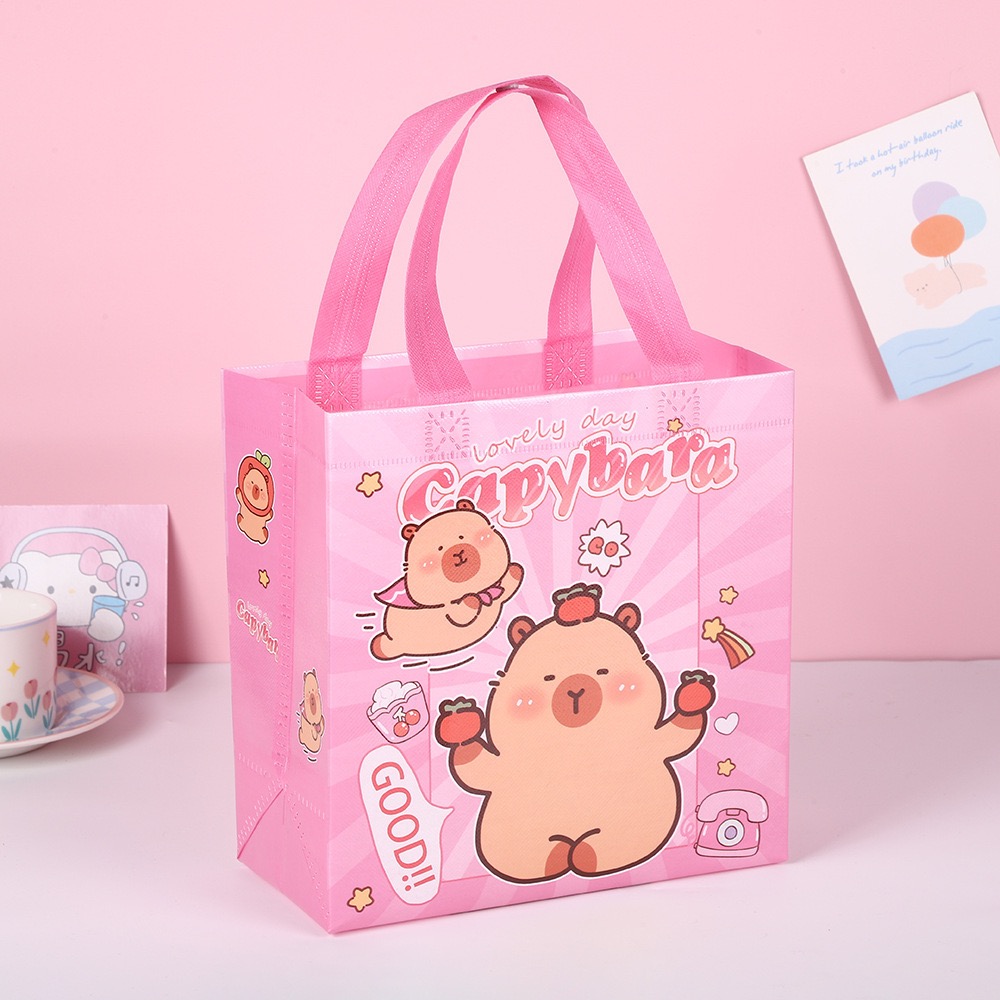 10 個新カピバラギフトバッグキャンディスナック防水不織布ギ - Food Snacks For Party のレビューと価格