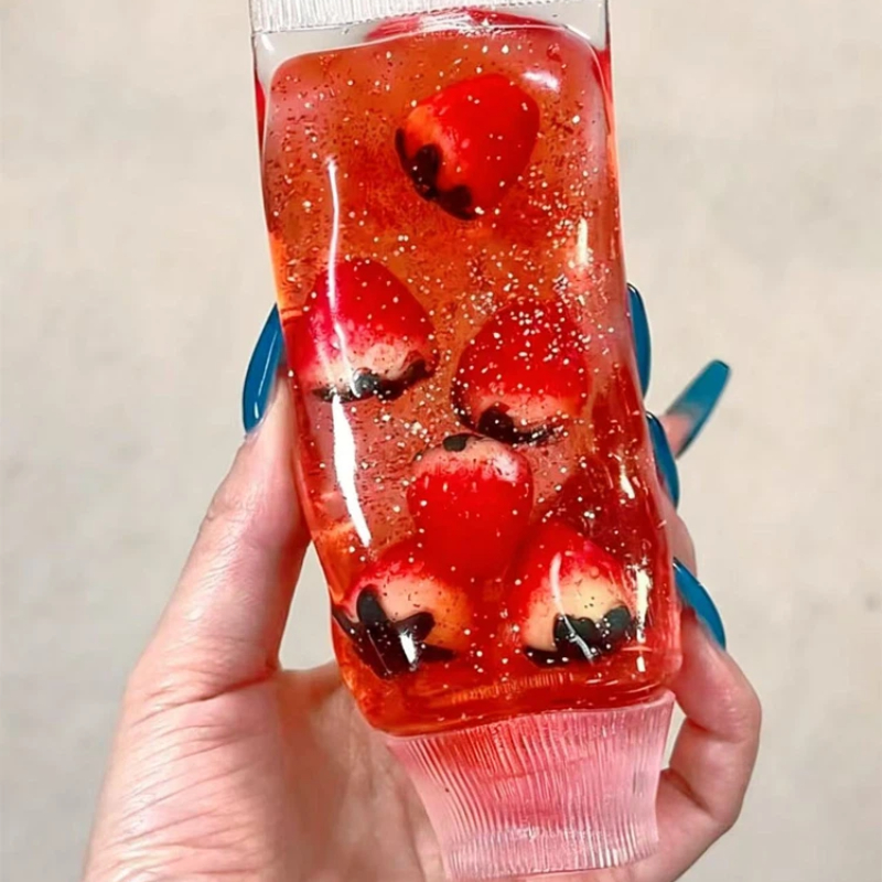 スタイルチボキクリアチューブフルーツビーズスクイーズフィジェ - Fruit Roll Up のレビューと価格