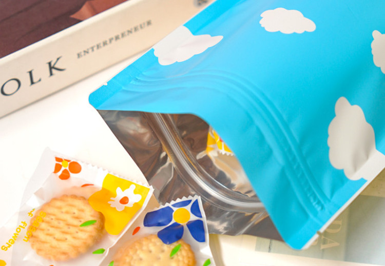 100 個アルミ箔スタンドアップジップロックウィンドウバッグ - Food Snacks For Christmas のレビューと価格