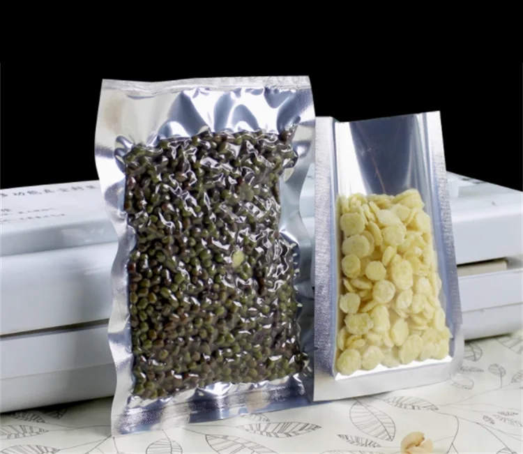 100枚入り シルバー光沢フラットポーチ - 真空シーリング - Food Snacks For Party のレビューと価格