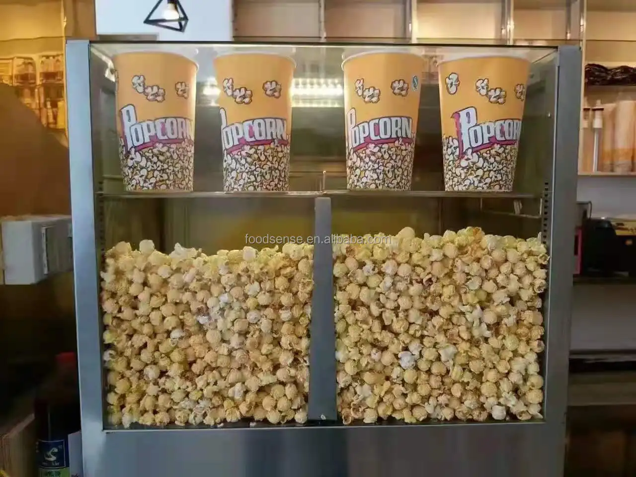 業務用ポップコーン保温キャビネット ステンレス製スナックフー - Food In Snacks のレビューと価格